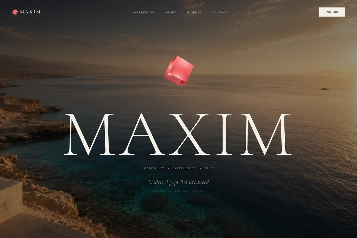 MAXIM Group — homepage as it runs today